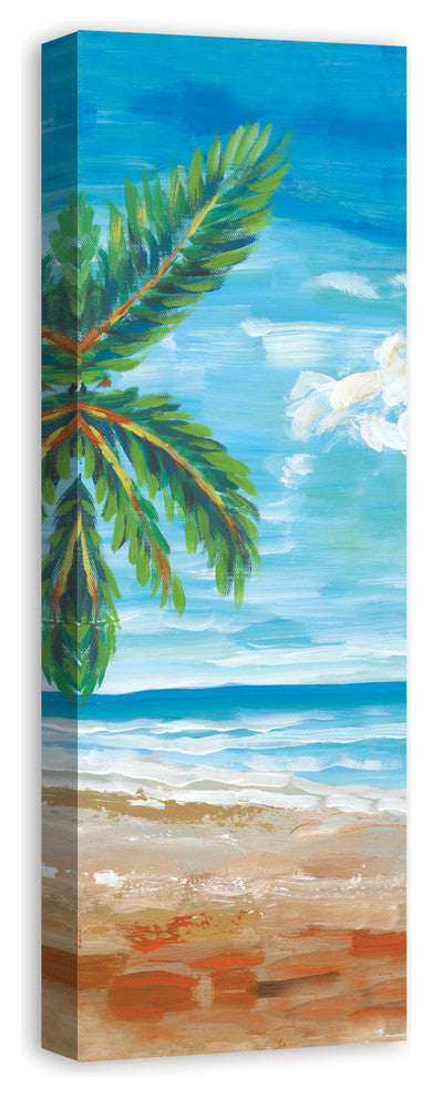 Beach Scene  12x36 Canvas Wall Art