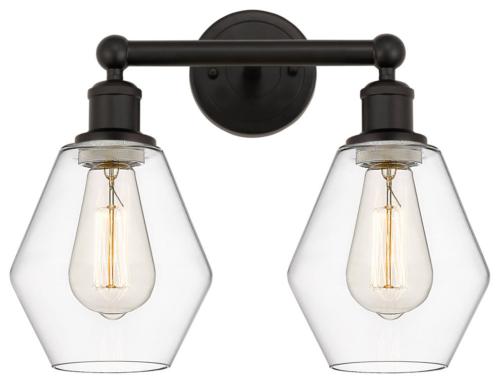 Innovations 616-2W-OB-G652-6 2 Light Bath Vanity Light, Oil Rubbed Bronze