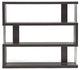 Barnes Dark Brown 3-Shelf Bookcase