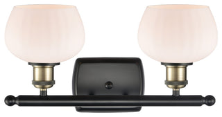 Innovations Lighting 516-2W Fenton Fenton 2 Light 16"W Bathroom - Brushed Satin