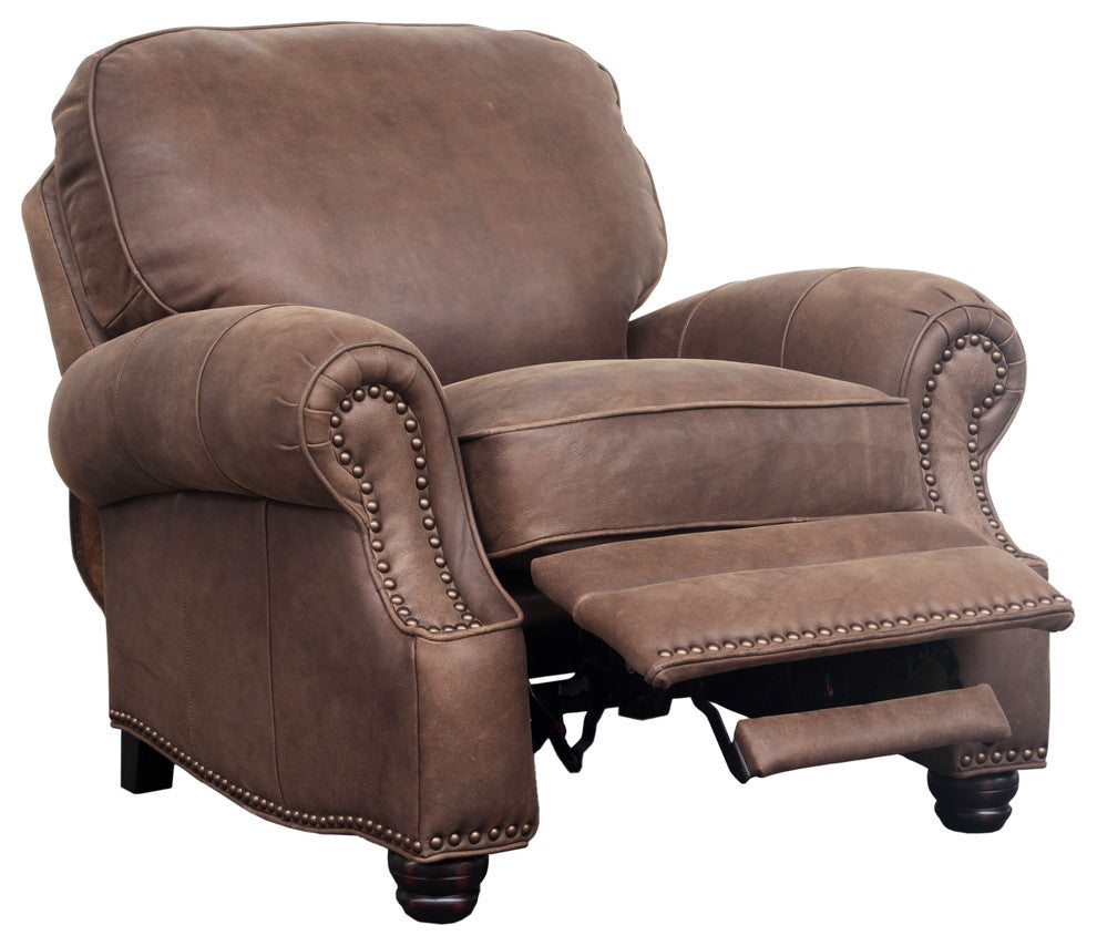 Longhorn Recliner, Dark Sanded Bomber