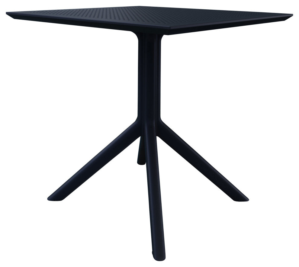 Compamia Sky Outdoor Bistro 3-Piece Set, Black