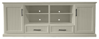 90" Modern Coastal TV Center, Concord Cherry