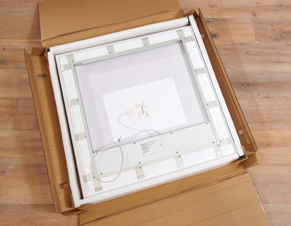 Asher Square Frameless LED Mirror