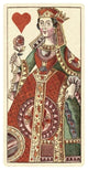 "Queen of Hearts (Bauern Hochzeit Deck)" Paper Art, 20"x38"