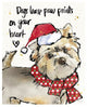 "Strike a Paws VII Christmas" Digital Paper Print by Anne Tavoletti, 18"x22"