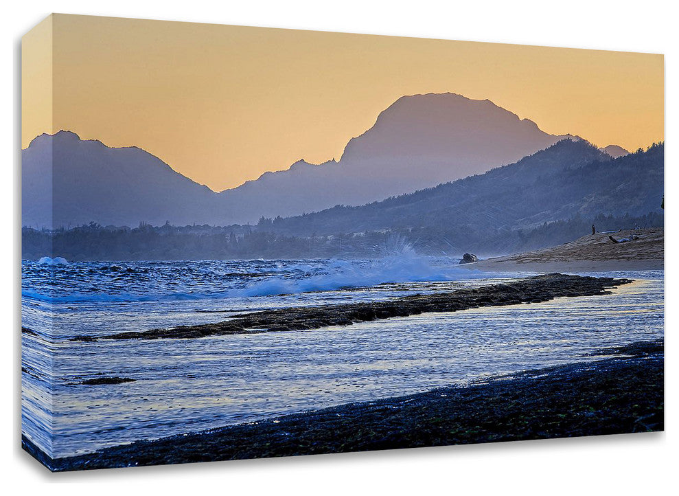 Shades of Blue by Chuck Burdick, Print on Canvas, 36"x24"
