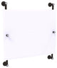 Carolina Crystal Landscape Frameless Rail Mounted Mirror, Oil Rubbed Bronze
