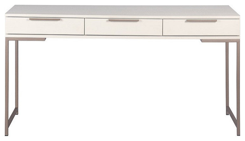 Rebel Desk, Champagne Gold, Cream