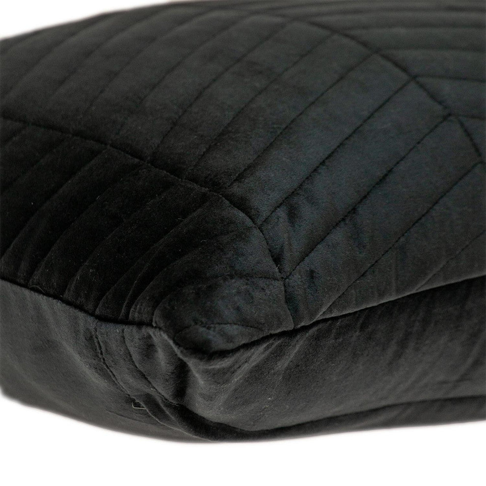 Parkland Collection Somin Black Throw Pillow