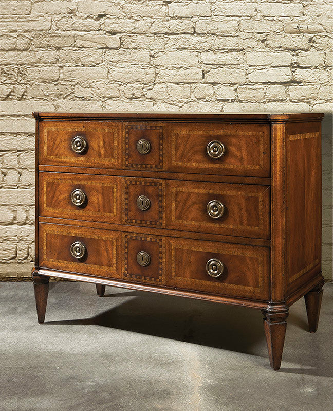 Italian Mahogany and Inlay Chest