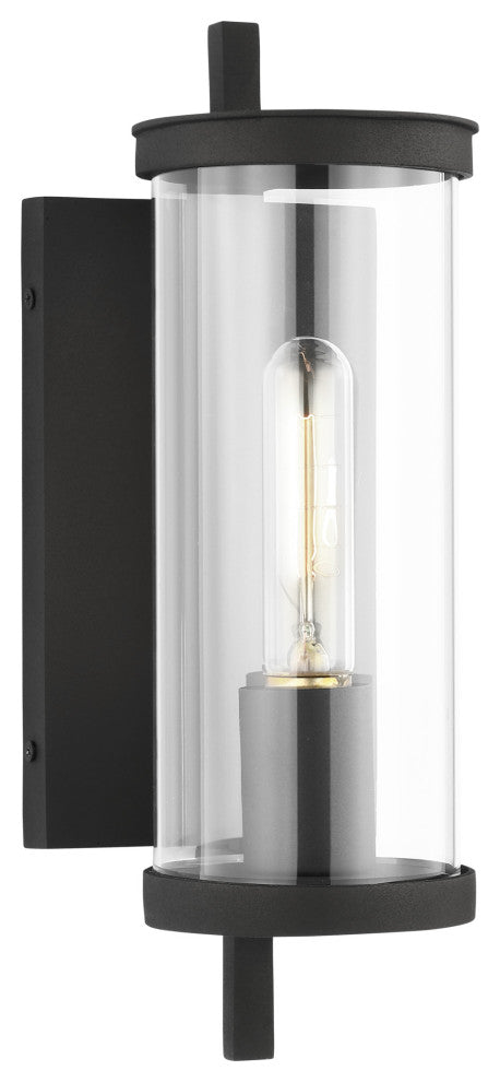 Eastham Extra Small Wall Lantern, Textured Black