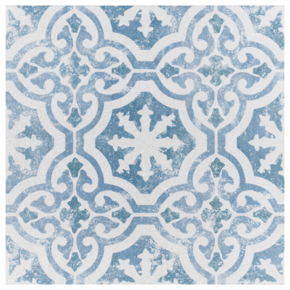 Klinker Alcazar Quarry Floor and Wall Tile, Magnolia