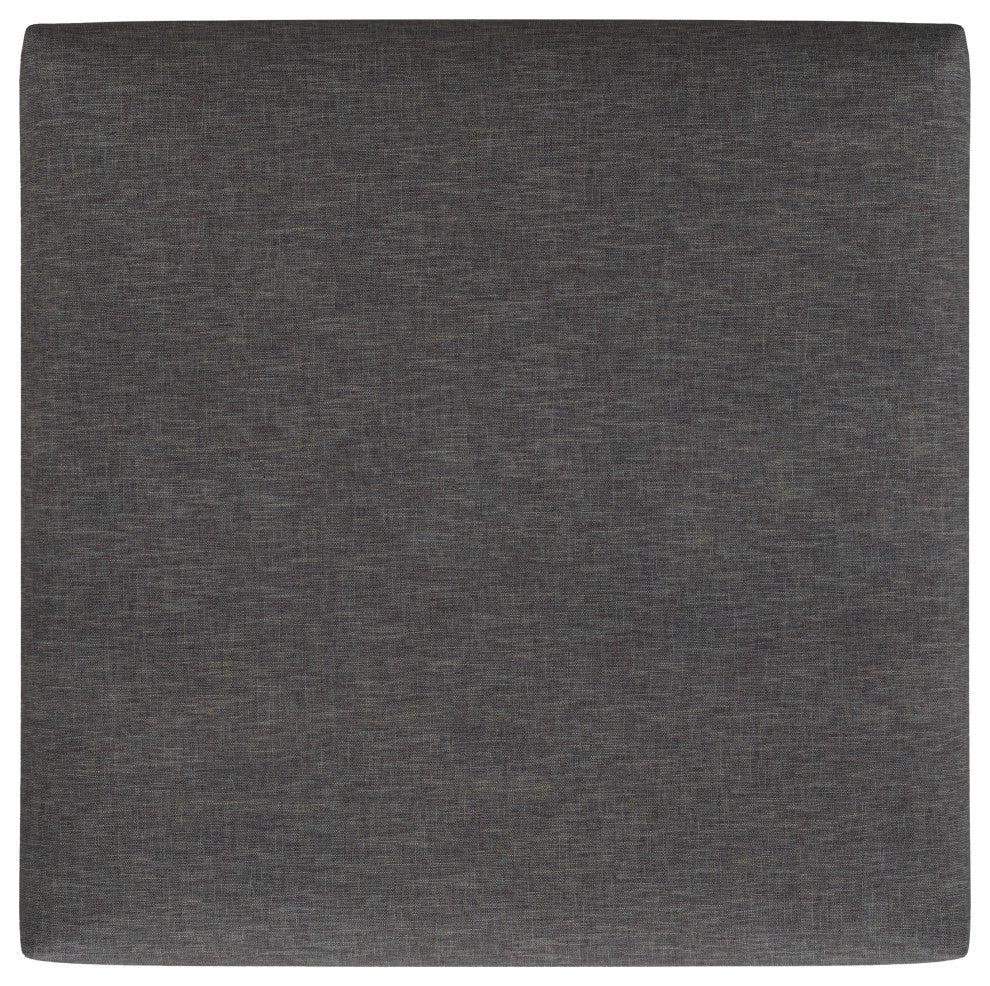 Rebecca Coffee Table Storage Ottoman With Lift Up Lid, Slate Grey
