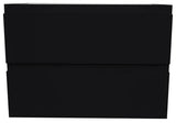Salt 18Dx24" Floating Bathroom Vanity, Glossy Black, Cabinet Only