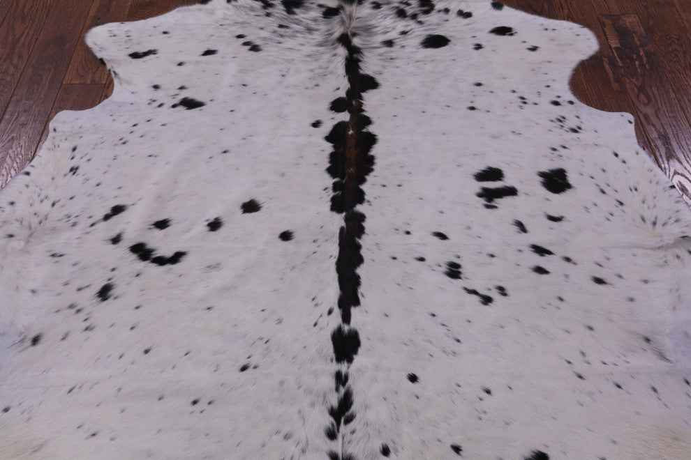 6' 4" X 6' 3" Natural Cowhide Rug C1923