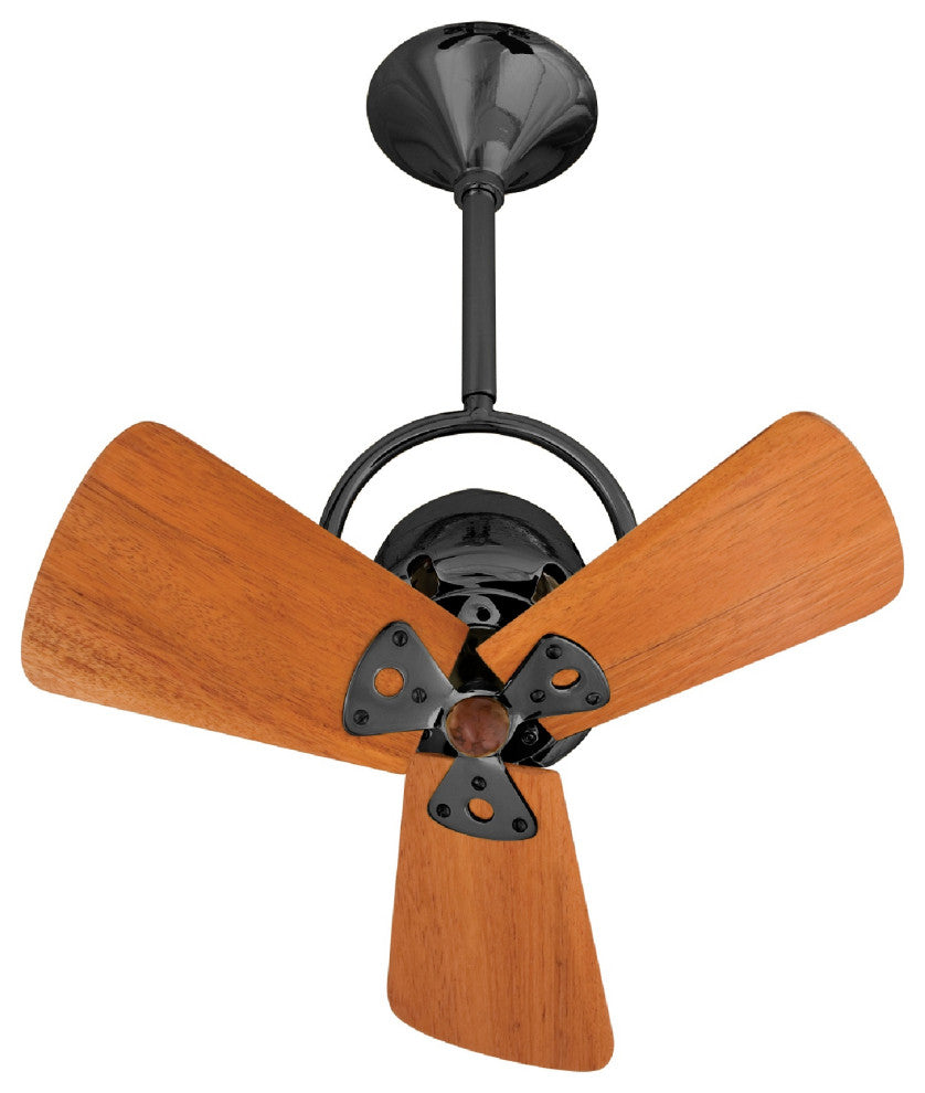 Bianca Direcional 16" Directional Ceiling Fan, Black Nickel