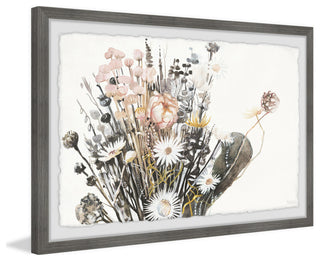 "Flowering Plants" Framed Painting Print