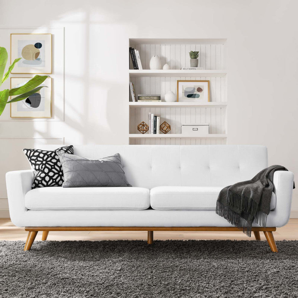 Sofa, Fabric, White, Modern, Living Lounge Room Hotel Lobby Hospitality