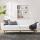 Sofa, Fabric, White, Modern, Living Lounge Room Hotel Lobby Hospitality