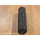 Green Abarasque Motif Design Wool and Silk Hand Knotted Runner Rug 2'4"x9'8"