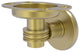 Continental Toothbrush Holder With Dotted Accents, Satin Brass