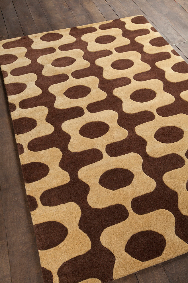 Inhabit Contemporary Area Rug, 5''x7''6"