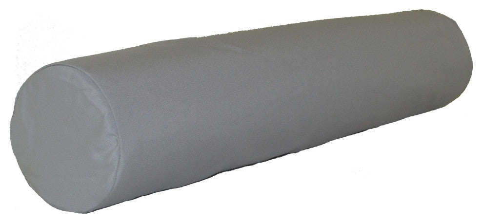 Bolster Pillows, Gray, 7" X 36"