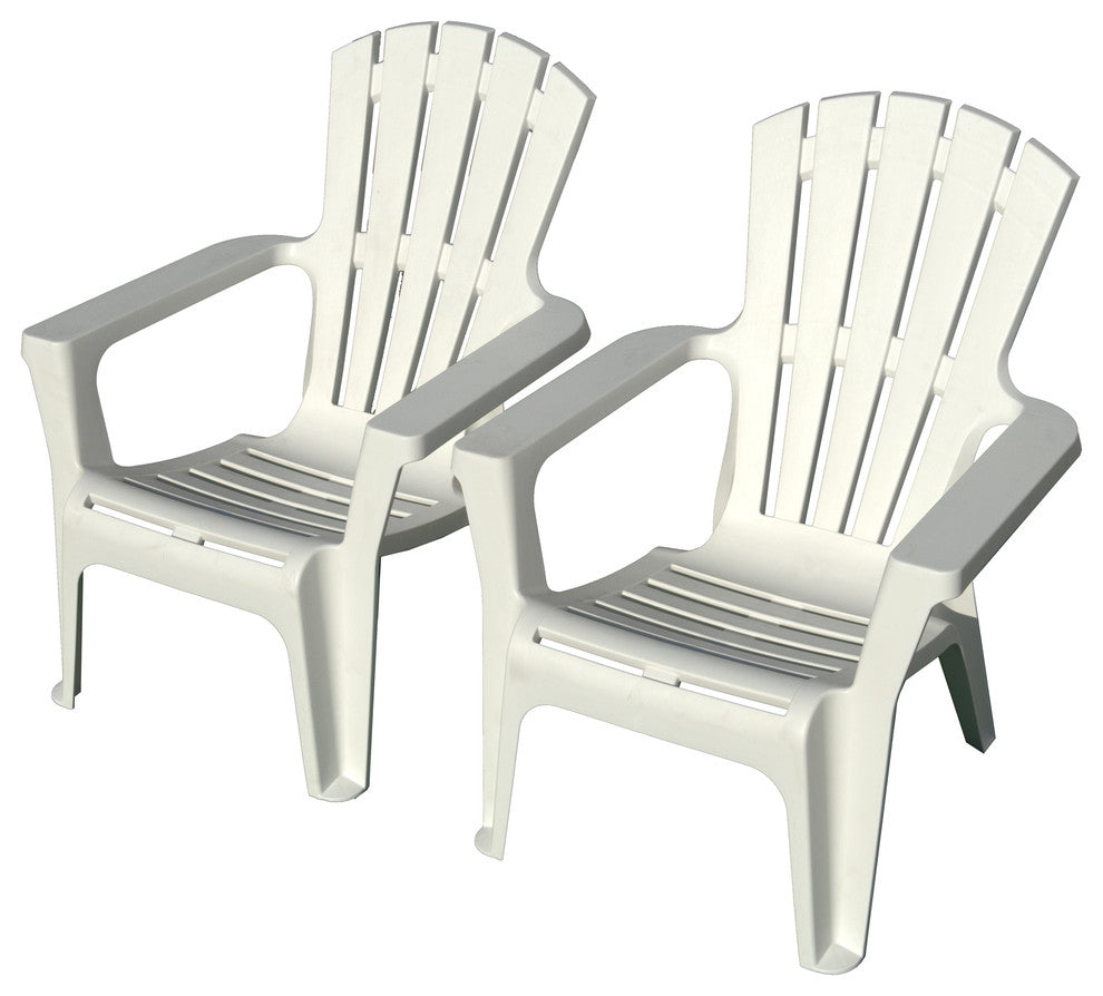Maryland Adirondack Chairs, Set of 2, White
