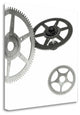 "Retro - Gears - 3" By Alan Blaustein, Giclee Print on Gallery Wrap Canvas
