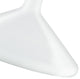 Geneva 1 Light White Cone Pendant with Brushed Nickel Accents