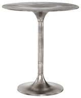 Simone Counter Table-Raw Antique Nickel