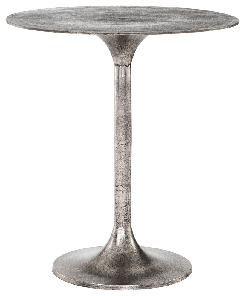 Simone Counter Table-Raw Antique Nickel