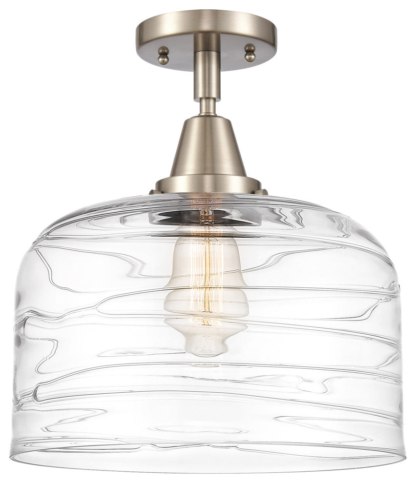 Innovations 447-1C-SN-G713-L-LED 1-Light Flush Mount, Brushed Satin Nickel