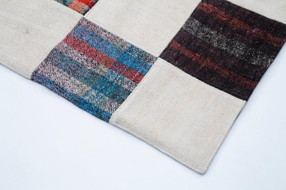Rug N Carpet - Handmade Anatolian 8' 8'' x 11' 8'' Tribal Patchwork Kilim Rug