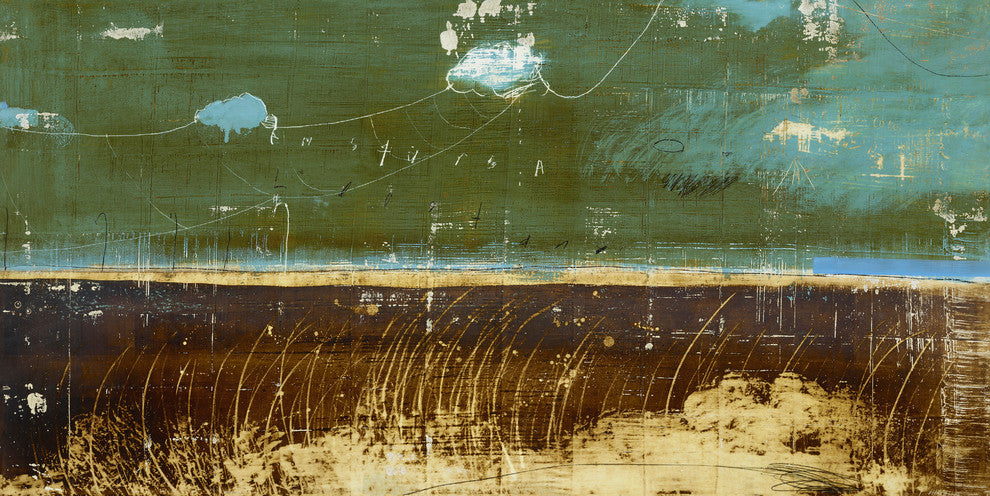 Blue Dune I, 60"x30", Gallery Wrapped