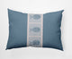 14x20" Fish Chips Nautical Decorative Indoor Pillow, Dusty Smoke