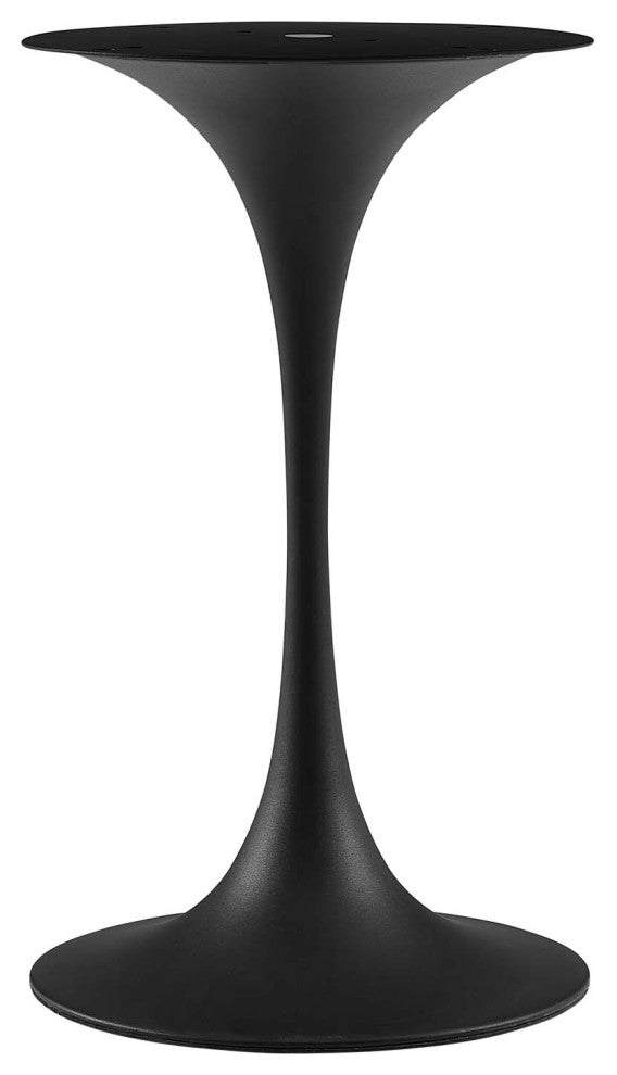 Sofa Side Table, Round, Black Brown Walnut, Metal, Modern, Lounge Hospitality