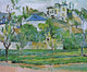 Paul Cezanne Orchard in Pontoise Wall Decal