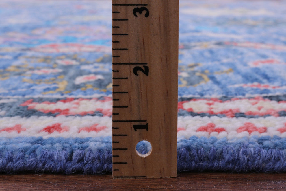 7' 11" X 9' 9" Hand Knotted Turkish Oushak Wool Rug - Q15735