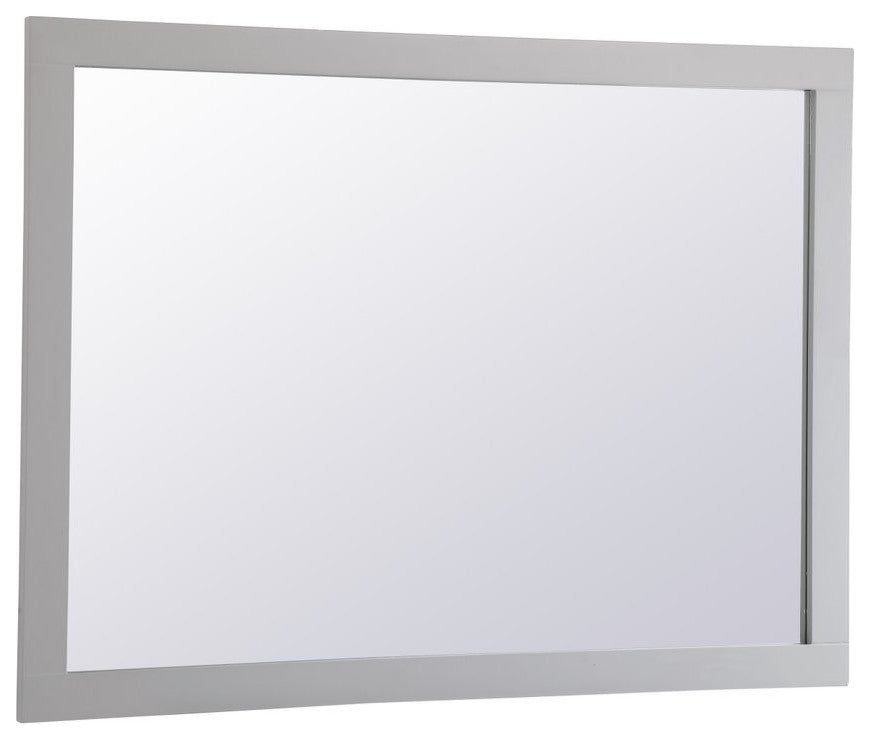 Anderson Rectangle Vanity Mirror, 48", Gray