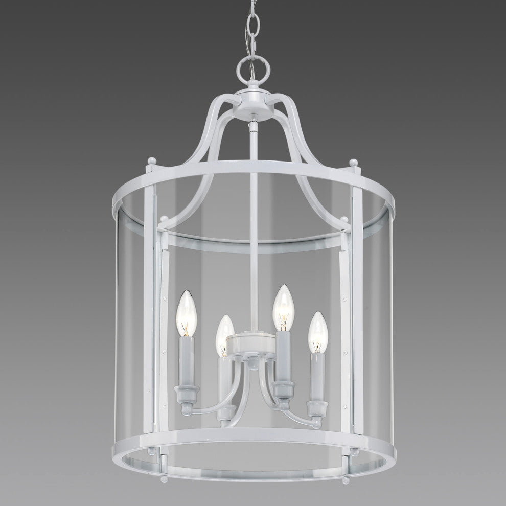 Golden Lighting 1157-4P Payton 4 Light 16"W Taper Candle - Black