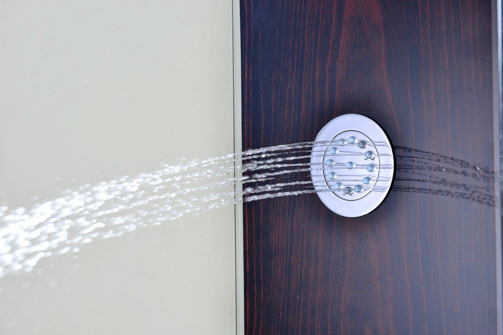 ANZZI Pure 59 in. 3-Jetted Heavy Rain Shower Panel and Spray Wand