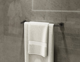 Bath Hardware, Toilet Paper Holder, Robe Hook, Towel Bar & Ring, Matte Black