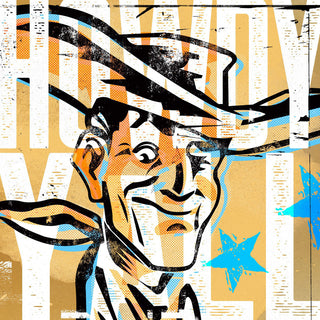 Marmont Hill, "Howdy Yall Vic" by Rick Martin Painting Wrapped Canvas, 24x24