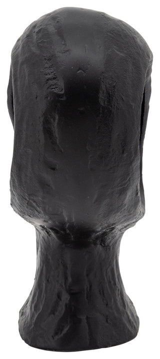 11" Metal Face Deco, Black