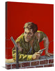 "The Hunt for Comrade Coudert" Stretched Canvas Giclee by Mort Kunstler, 22x30"