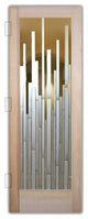 Interior Prehung Door or Interior Slab Door - Mosaics - Douglas Fir (stain...