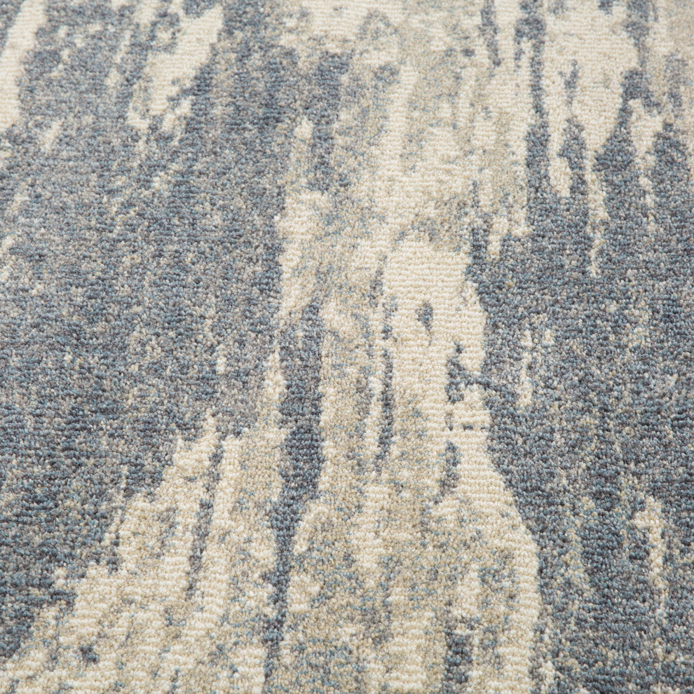 Jordan Delia Area Rug, Gray, 7'10" x 10'2", Abstract