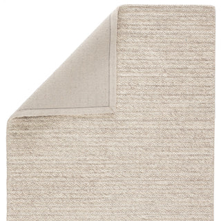Jaipur Living Grams Handmade Solid Cream/Light Gray Area Rug, 5'x8'